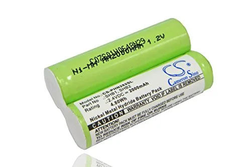 vhbw Akku kompatibel mit Philips Norelco 605RX, 650TX, 665RX, 6701X, 6705X, 6706X Rasierer Haarschneider (2000mAh, 2,4V, NiMH)