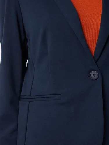 b.young Kurzblazer Rizetta - Eleganter Urban Style - Stylischer Kurzblazer in dunkelblau, schmale Passform und pflegeleicht. Ideal für moderne Looks im Büro oder Freizeit.