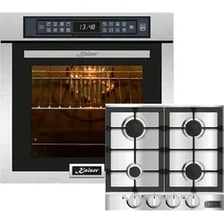 Herd Set/ Kaiser EH 6306 R / Einbaubackofen + KG 6357/ Gaskochfeld