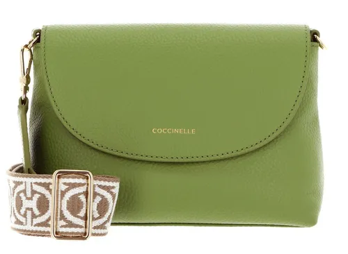 COCCINELLE Paulina Mini Umhängetasche, echtes Rindsleder - Elegante COCCINELLE Umhängetasche aus hochwertigem Rindsleder, ideal für den täglichen Gebrauch. Mit abnehmbarem Schulterriemen und praktischem Hauptfach bietet sie stilvollen Komfort für Ihre Essentials.
