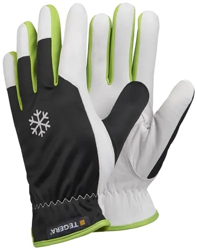 ejendals Tegera® 235 Ganzjahreshandschuhe [Mit Fleecefutter & Kälteschutz] – Arbeitshandschuhe für Montage & Transport – Verstärkte Fingerspitzen & guter Grip (Größe 7, 1 paar)