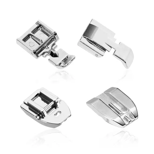 Stück Nähfuß Für Elektrische Heim-Nähmaschine, Saumnähfuß, Multifunktionales Nähmaschinenzubehör, Unsichtbarer Reißverschlussfuß, Universelles Nähmaschinenzubehör 4