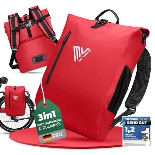 3in1 Fahrradtasche & Rucksack PRIMUS von MIVELO