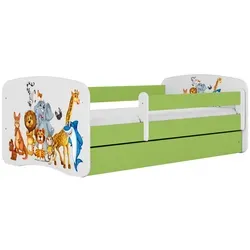 Raumhirsch Kinderbett mit Schublade, Grün, 80x160 cm in grün von Raumhirsch Furniture