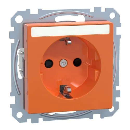 Steckdosen Orange von Merten SCHUKO-Steckdose Steckdosen