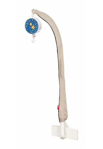 Sigikid Mobilehalter mit Brahms Wiegenlied – Neu & OVP - Dekorativer Mobile-Halter für das Kinderzimmer, mit sanft drehender Spieluhr und beruhigender Melodie. Praktisch im Aufbau, abwischbar und passend für Babybetten mit Gitterstäben.