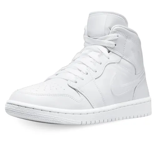 Nike Air Jordan 1 Mid DV0991-111 Weiß - Sneaker mit hochwertigem Leder-Obermaterial und Air-Sole-Dämpfung für ultimativen Komfort und Stil, ideal für Alltag und Basketball.