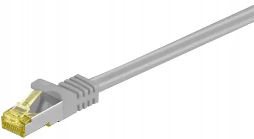 Microconnect 0.25 m CAT7 S/FTP – Netzwerkkabel (RJ-45, RJ-45, Männlich/männlich, CAT7, S/FTP (S-STP), grau)
