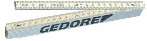 GEDORE Holzgliedermaßstab 2 m, 1 Stück, 4533-2