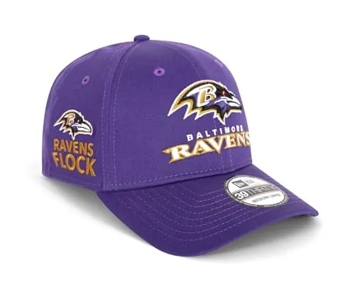 New Era NFL Baltimore Ravens 39Thirty Stretch Cap XS-S - Exklusive 39Thirty Stretch Cap der Baltimore Ravens. Offizielles Lizenzprodukt mit hochwertigem Design, ideal für Fans. Bequeme Passform und erstklassige Verarbeitung für langanhaltenden Tragekomfort.