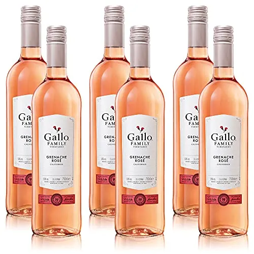 Flaschen Gallo Grenache Roséweinpaket, lieblich (6x0,75 l) 6