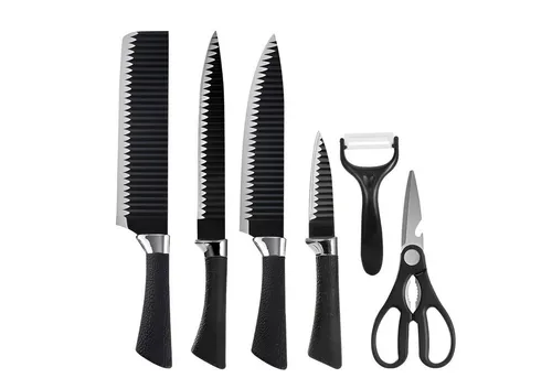 Diyarts Messer-Set 6-teilig aus hochwertigem Edelstahl