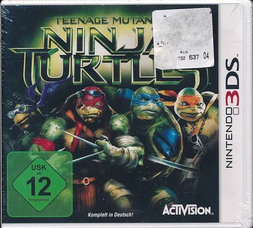 Teenage Mutant Ninja Turtles - The Movie - Action-Adventure für Nintendo 3DS, spiele als die vier Turtles, verbessere ihre Ninjutsu-Fähigkeiten und kämpfe gegen Baxter und seine Schergen in einem packenden Abenteuer!