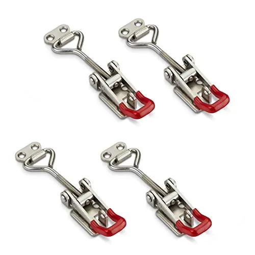 SO-TECH® Kastenriegelschloss Spannverschluss M6 - Türzusatzschlösser mit verstellbarem Schnellspanner, Haltekraft 220 kg und abschließbar für hohe Sicherheit. Ideal für Werkstätten und industrielle Anwendungen.