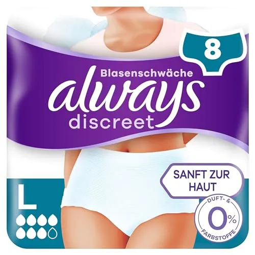 always Discreet Inkontinenz Pants Plus L 0% 8