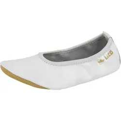 Lico G1 Damen und Mädchen Leder Gymnastikschuhe weiß, Leder Turnschuhe weiß - Weiß - 42