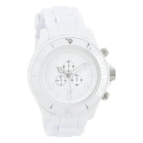 Oozoo C4832 Damenuhr mit Silikonarmband - Armbanduhr für Damen mit spritzwassergeschütztem Design und hochwertigem Miyota Quarzwerk. Leichtes Silikonarmband für hohen Tragekomfort.