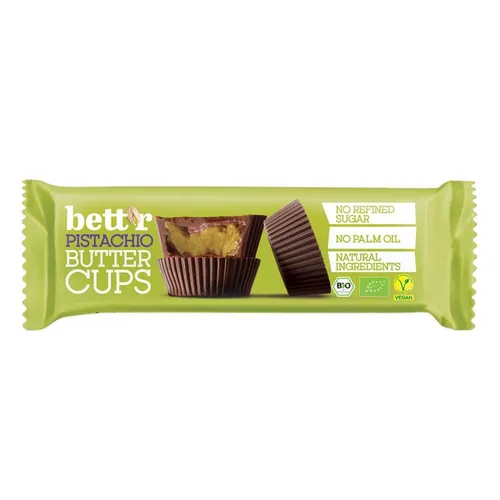Pistachio Cream Nut Butter Cups 3x13g | BETT'R