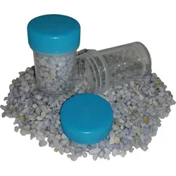 Schraubdosen 20ml Runddose Labor Labordose Blau 30 von Fa.ars