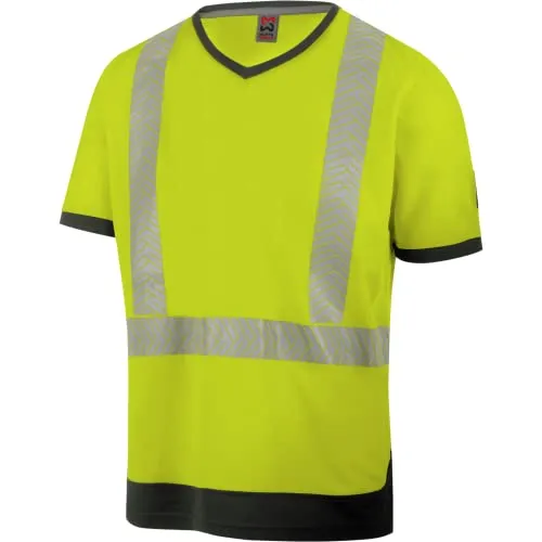WÜRTH MODYF Warnschutz T-Shirt Fluo EN 20471 gelb anthrazit - Größe S