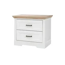 Nachtkommode Varese, weiß von Möbel Kraft