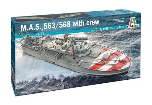 M.A.S. 563/568 mit Crew von Italeri im Maßstab 1:35 *NEU* von Italeri