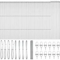 vidaXL Zaun mit Pfosten Silber 1.2 x 100 m - Gartenzäune aus PVC-beschichtetem Stahl, wetterfest und rostbeständig, ideal zur sicheren Abgrenzung deines Gartens oder für Haustiere.
