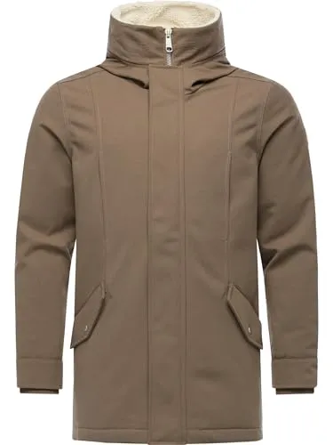 Ragwear Herren Parka Mr Cany YOUMODO Mocca Gr. M - Wasserdicht & Stylisch - Stylischer Parka für Herren mit funktionalem Design. Wasserdichtes Material (Wassersäule 15.000 mm) und kuscheliges Kunstfell sorgen für Komfort und Wärme an kalten Wintertagen. Praktische Innentasche und Rucksackträger für maximale Flexibilität.