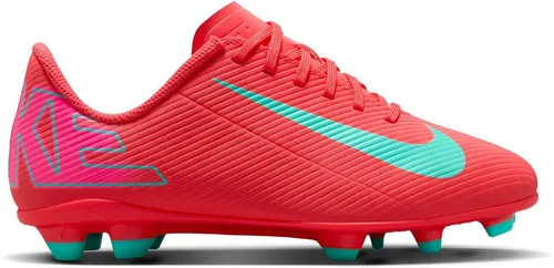 NIKE Kinder Fussball-Rasenschuhe JR VAPOR 16 CLUB FG/MG - Fußballschuhe für Kinder mit hochwertigem Kunstleder-Obermaterial für optimalen Grip und hohe Geschwindigkeit. Ideal für Einsteiger und Freizeitspieler, die ihre Spielqualität verbessern möchten.