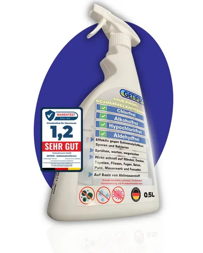 GETIFIX GETIFIX Schimmelentferner chlorfrei MuS Schimmelentferner (500 ml für ca. 3-5 m)