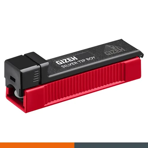 Gizeh Silver Tip Boy Stopfer - Praktische Stopfmaschine - Effiziente Stopfmaschine für gleichmäßige Zigaretten, ideal für den schnellen und einfachen Einsatz.