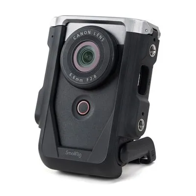 Canon PowerShot V10 Vlogging Kit - Kompaktkamera mit 4K Video, klappbarem Touch-Display und hochwertigem Stereo-Mikrofon für perfekte Livestreams überall