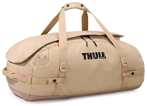 Thule Chasm 70 Reisetasche beige 3205447-THULE - Reisetasche in elegantem Beige, 70L Volumen, ideal für Abenteuerreisen und robustes Material für optimale Haltbarkeit.