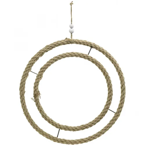 Doppel-Dekoring Boho-Stil, Wanddeko & Fensterschmuck - Sonstige Dekoration aus Jute und Metall, bringt rustikalen Charme in Ihr Zuhause und ist perfekt für kreative Akzente.