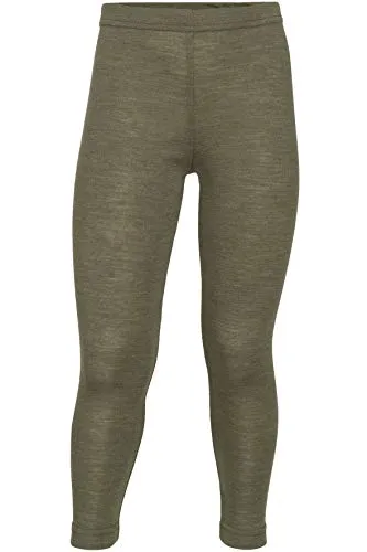 Engel, Legging, Lange Unterhose, Wolle Seide, Grösse 92-176, 5 Farben (176, Olive)