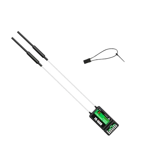 HAWK'S WORK Flysky FS-iA6B Empfänger, 6-Kanal 2,4 GHz PPM-Ausgang mit iBus-Anschluss, Kompatibel mit Flysky FS-i4, FS-i6, FS-i6X und FS-i10 Sendern