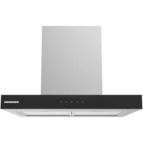 Heinner HDCH-MD60TIX Dunstabzugshaube 60 cm aus Edelstahl & Glas