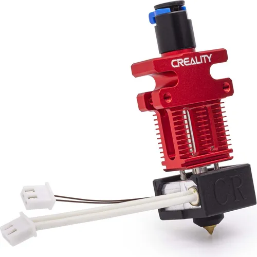 Creality 3D Drucker Nozzle Kit 0,4mm für CR-6 SE - Ersatzteil für 3D-Drucker, bietet hohe Wärmeleitfähigkeit und Hitzeschutz bis 260°C für reibungsloses Filamentverarbeiten. Perfekt kompatibel mit CR-6 SE, CR-6 MAX und CR-5 Pro.
