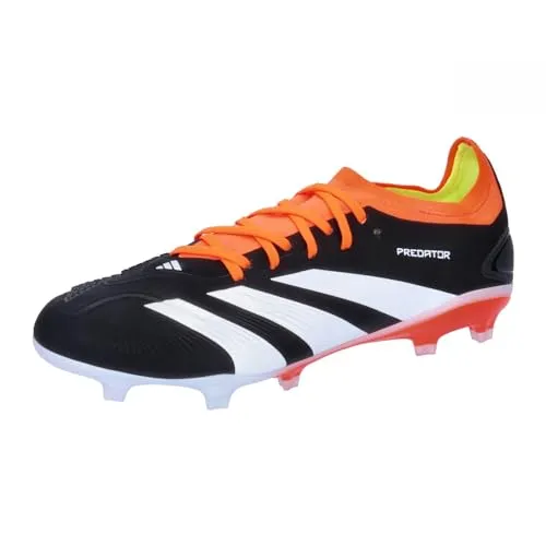 ADIDAS Herren Fußball-Rasenschuhe PREDATOR PRO FG - Fußballschuhe mit innovativer Torschuss-Technologie für präzise Schüsse. Hergestellt aus mindestens 20 % recycelten Materialien - umweltfreundlich und leistungsstark auf festen Böden.