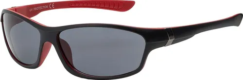 Kinder Sonnen Brille Designer Modern Cool Abgefahren 30548 Rot-Schwarz