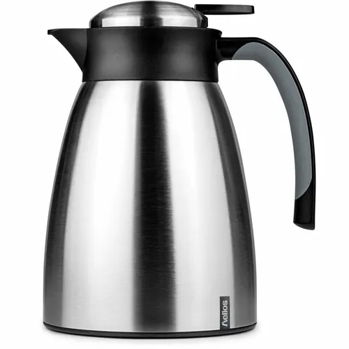 Helios Thermoskanne Ikara 2384, Edelstahl, 1 Liter