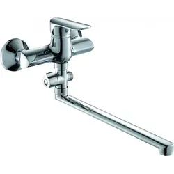 Design Badewannenarmatur für Wandmontage mit beweglichem Auslauf