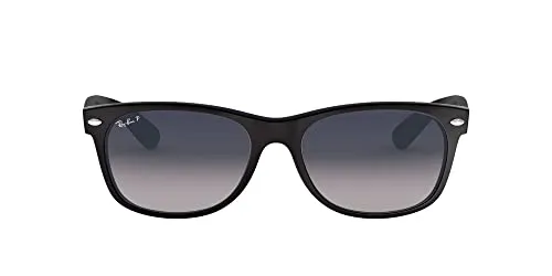 Ray-Ban Unisex New Wayfarer Sonnenbrille, Schwarz, 55 mm EU
