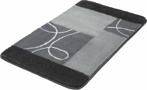 MEUSCH Badematte Curly - Flauschiger Badteppich mit rutschhemmender Beschichtung - Badematten mit 20 mm Florhöhe, pflegeleicht und fußbodenheizungsgeeignet, bringen Komfort und Stil in Ihr Badezimmer.