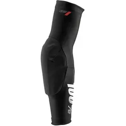 100% Teratec Knieprotektoren, schwarz, Größe L für Männer - Robuste Knieprotektoren aus elastischem Silikon-Gewebe für sicheren Halt und optimalen Schutz beim Radfahren. Ideal für anspruchsvolle Fahrten und aktive Nutzung.