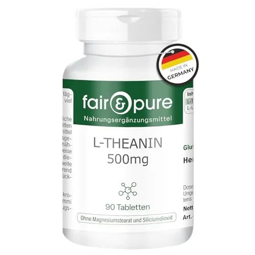 Fair & Pure® - L-Theanin 500mg - 90 Tabletten - vegan