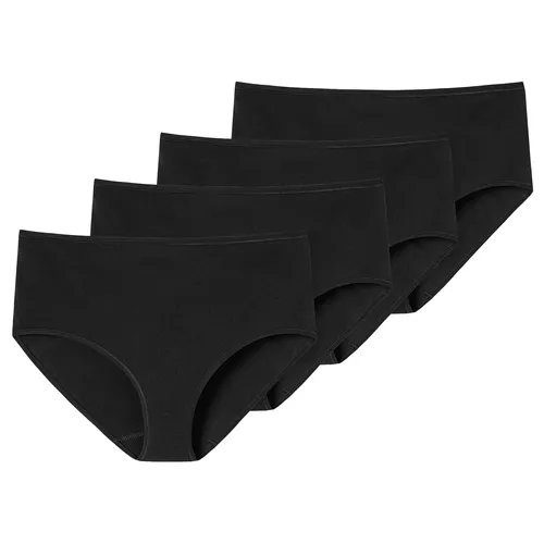 Damen Slip von SCHIESSER - 4er Pack - Hochwertige Damenslips im praktischen Viererpack. Zeitloses Design und angenehmer Tragekomfort in bewährter SCHIESSER-Qualität. Wählen Sie Ihre Farbe und Größe für perfekten Sitz.