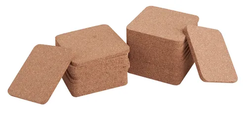 Korkuntersetzer in braun von VBS XXL