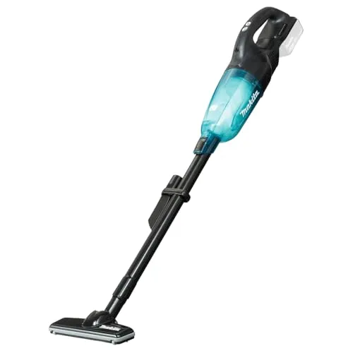Makita DCL281FZB Akku-Staubsauger 18V - Stabstaubsauger mit bürstenlosem Motor für mehr Ausdauer und Lebensdauer, ideal für effizientes und kabelloses Reinigen.