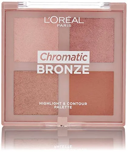 L'Oréal Paris Chromatic Bronze Highlight & Contour Palette 01, 10 g